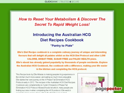 HCG Diet Recipes Cookbook