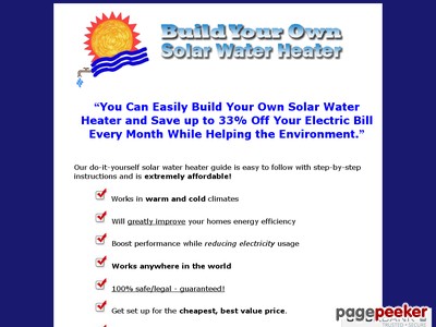 Solar Water Heater
