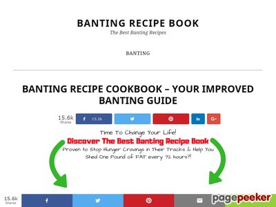 The Banting Cookbook