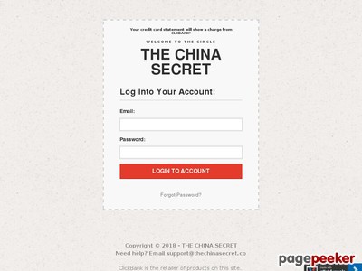 (1) The China Secret