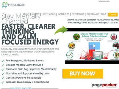 Neuroactiv6- Top Brain & Energy Support Supplement