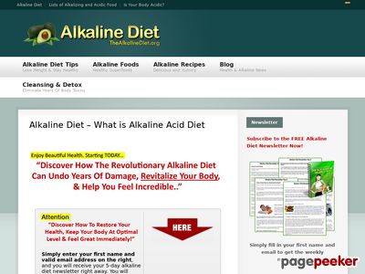 The Alkaline Diet – Additional August Bonus Giveaways For Affiliates!