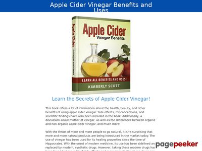 Top 10 Benefits of Apple Cider Vinegar
