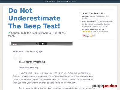 Pass The Beep Test!