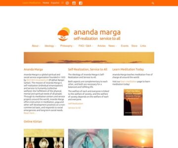 Ananda Marga: Meditation, yoga and social service