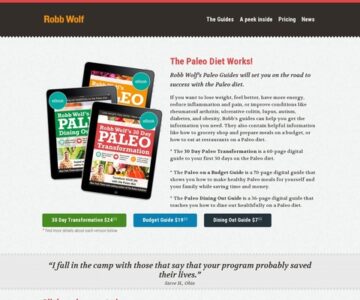 Paleo Diet Guides from Robb Wolf