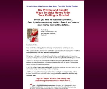 Knitting For Profit