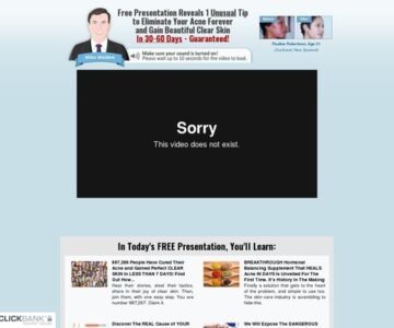 Acne No More Video – Heal Acne In 7 Days