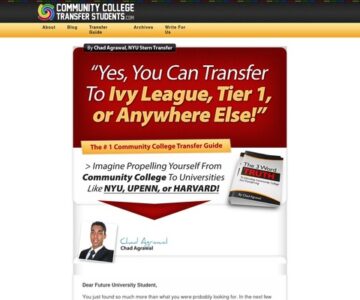 Brand New – Community College Transfer Product!