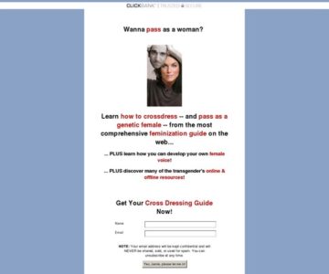 Male-To-Female Cross Dressing Guide