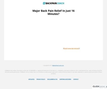 How I Finally Relieved My Back Pain After 10 Years…