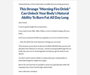 The Underground Fat Burner Supplement