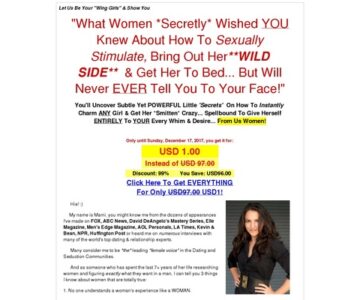Wing Girl Secrets – How to Bring Out Her the Wild Side |