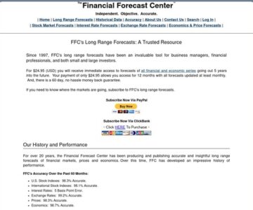 5 Year Financial And Economic Forecasts